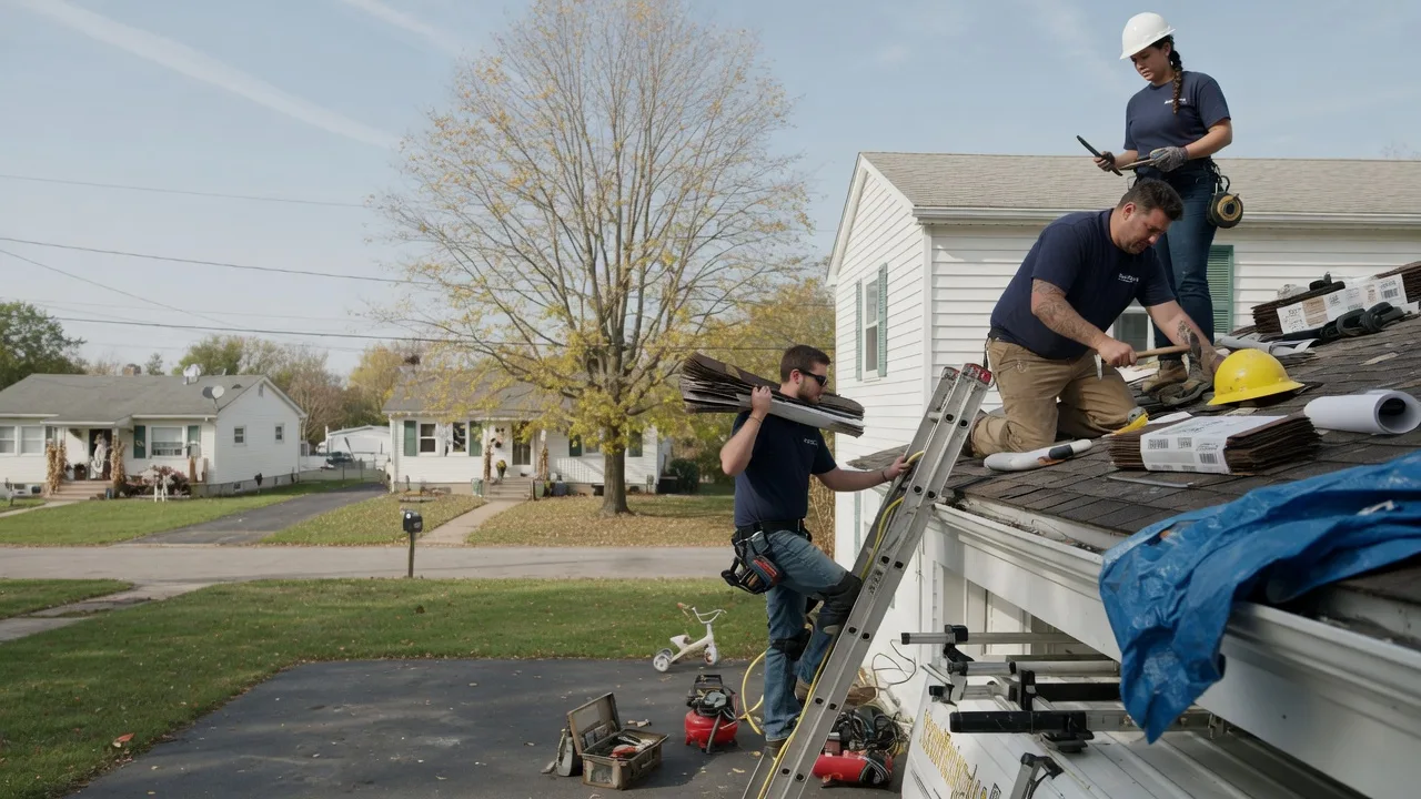 Local Roofing Contractors in Saunemin, IL near me